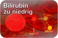 Bilirubin zu niedrig