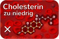 Cholesterin zu niedrig